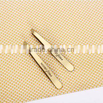 Fashional Style Rose Gold Electroplate 430 Stainless Steel Eyebrow Tweezer in Beauty Salon photo-4