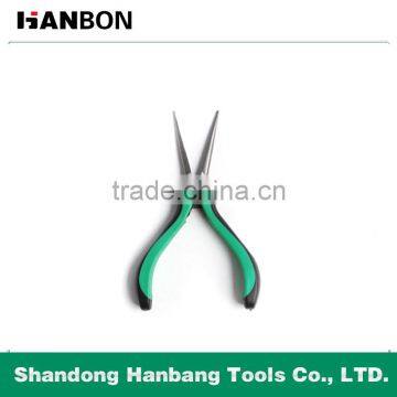 Professional Mini needle nose pliers with rubber handle