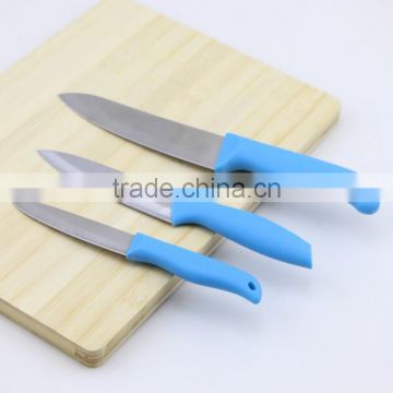 Blue Handle Stainless Steel Kitchen Knives Set