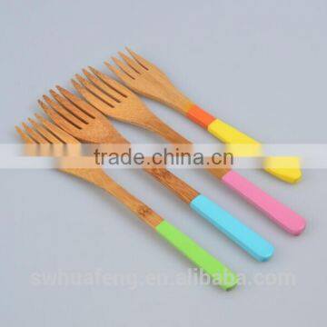 2017 Fashion Bamboo Vegetable &fruit Fork