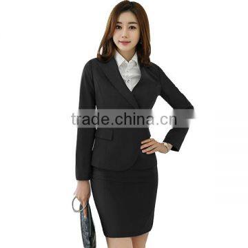 Corporate Workwear The Office Staff Uniform Women Fashion Blazer Dresses photo-3