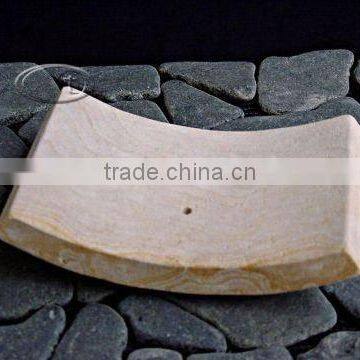 STONE CURVE SOAP TRAY