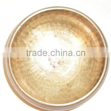 High Quality Handmade in Nepal Curved Hammered Tibetan Meditation Singing Bowl photo-4