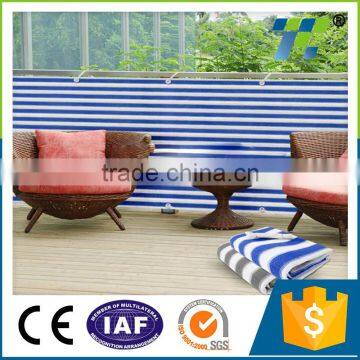 100% Virgin greenhouse sun shade mesh sFire retardant balcony privacy screen