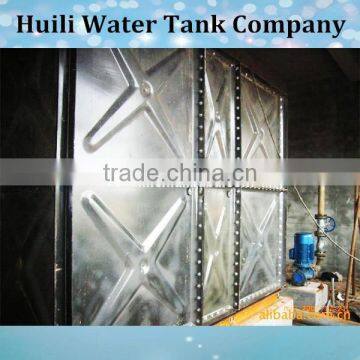 Huili product!!100 cubic meter hot dipped galvanized steel water tank