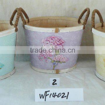 Set of 3 Plywood home and garden Flower pot