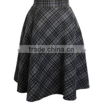 Fashion 2015 Autumn Winter Casual High Waist Midi Women Girl Knee-Length Skirt photo-4