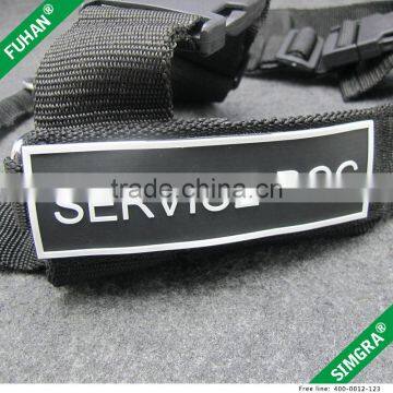 Durable Embossed Printing Rubber Patches With Hoop and Loop photo-2