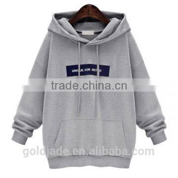 2017 New Style Round Neck Long Sleeve Plain Women Sweater Pullover Hoodies photo-4