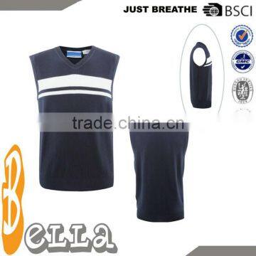 new knit V-neck sleeveless cricket tennis apparel