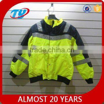 hi vis jacket black yellow