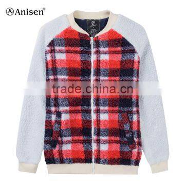 Alibaba China men fashion plaid half sleeve suit jacket