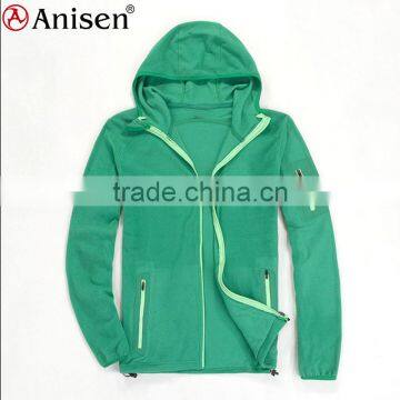 wholesale men's hooded fleece jacket