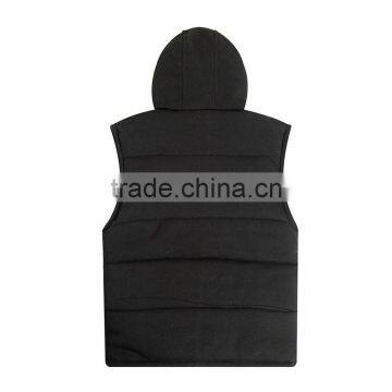 Double Sides Hooded Polar Fleece Warm Winter Sleeveless Men's Windbreaker Vest photo-2