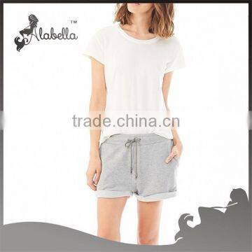 Light French Terry Rolled Shorts With Beauty Design for Girls photo-3