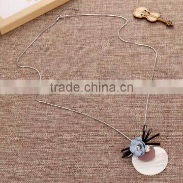 Zm35139a European Style Women Jewelry Fashion Shell Pendant Necklace photo-4