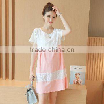 Zm50142a China Factory Clothing Maternity Maxi Dress From photo-5