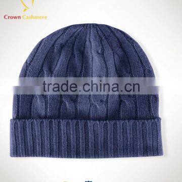 Intarsia Design High Quality Cashmere Winter Kids Hats, Cashmere Bonnet photo-3
