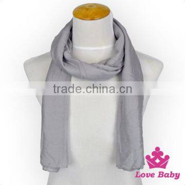 Fashions Baby Products Solid Color Scarf Handmade Children&Baby Casual Neck Wear Linen Scarf photo-2