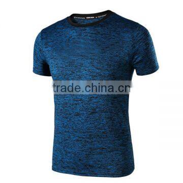 Custom Men's Seamless Short Sleeve Round Neck Heater Poly t Shirt photo-6