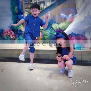 ShiJ 2016 Summer Jeans Baby Boy Clothes Set photo-2