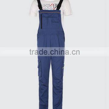 Juqian 2016 Quality Work Garments Classic Breathable Detachable Cargo Durable Blue Overall Work Pant photo-4
