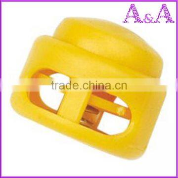 Hot sales plastic stopper ,single regulator of plastic rope stopper