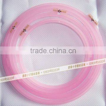 Cross Stitch Hoop Colorful Diameter 24cm Plastic Cross Stitch Embroidery Hoop Handy Adjustalbe Ring Hoop Frames photo-6