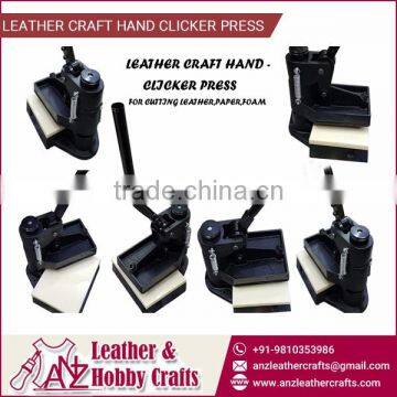 Hand Clicker Press for Leather and Foam Cutting