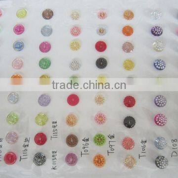 Low Price Decorative Clear Acrylic Crystal Button photo-2