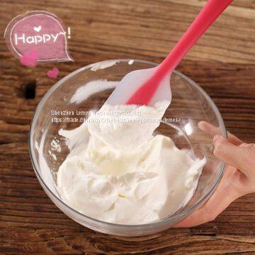 Heat resistant transparent spatula knife shape silicone spatula