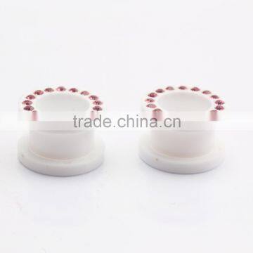 Custom Hollow Surgical Ear Gauge Earrings Flesh Tunnels Piercing Body Jewelry