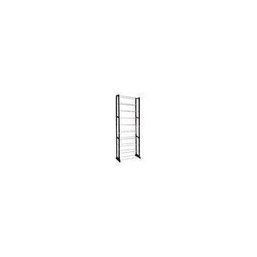 Chrome Tube Black 30 Pair Shoe Storage Shelves With 10 Tier JP-SR310B