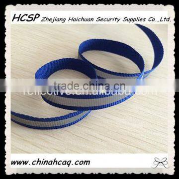 High Visibility Polyester Fiber Single Face Sew on Reflective Webbing photo-6
