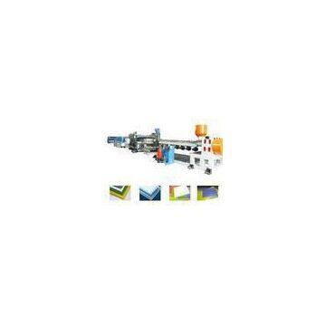 PP PE PC PVC Board Extrusion Line , Single Screw Extruder Machine