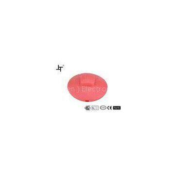 Red Fluorescent Lamp Foot Switch Lamp Wire Switch 70mm with Push Button