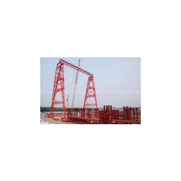 OEM Rubber Tyred Steel Gantry Crane With Trolley