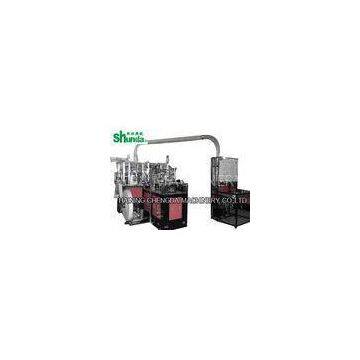 High Power Disposable Big Paper Tea Cup Making Machine For Cold / Hot Drink