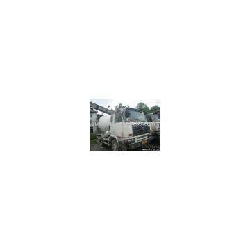 Concrete Mixer Transporting Truck