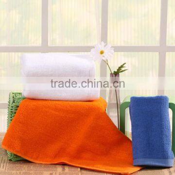 Very comfortable and hot sale Feel fluffy non greasy feeling 75cm*35cm weight 120g 100% cotton towel Pure bright fine neat