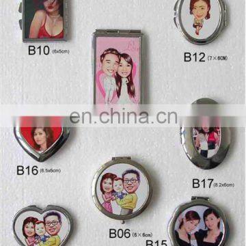Sublimation DIY Printable Compact Mirror photo-5