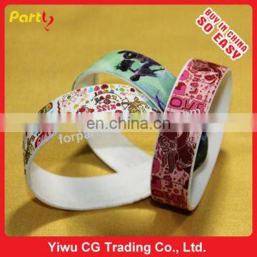 CG-BR051 Round silicone bracelet cartoon bracelet