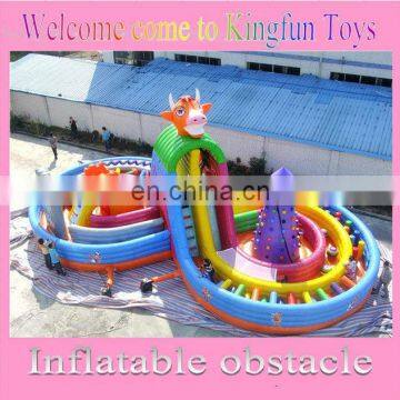 Giant inflatable obstacle toys for playground