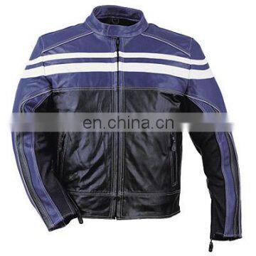 HMB-0412E LEATHER MOTORBIKE JACKETS MOTORCYCLE BIKER COATS photo-5
