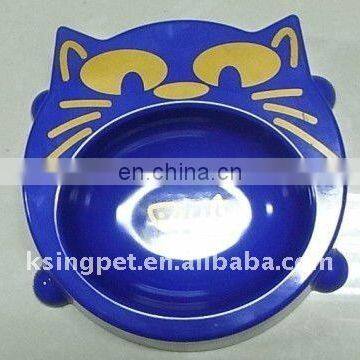 Cat Face Melamine Cat Food Bowl