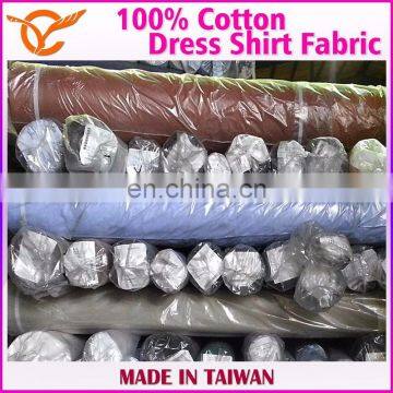 100% Cotton Luminous Shirt Fabric Stock Lots