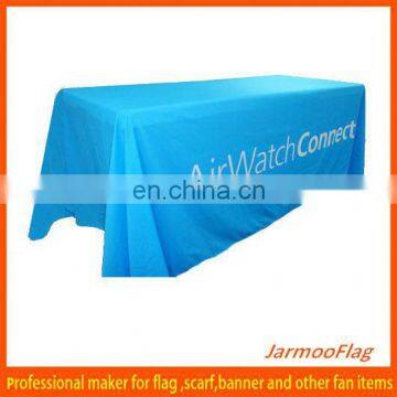 advertising blue table protective cover