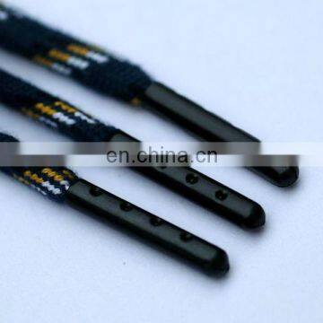 Customized Engraved Logo Shoelace Tips Gold/silver/gun Metal/red Bullet Crimp String Aglet photo-6