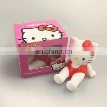 Soft Silicone Stereo Carton Design Mobile Phone Holder With Iron in it photo-5