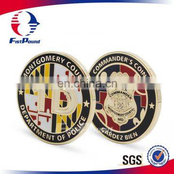 Hot Selling Brass Challenge Coin in Shinny Finish